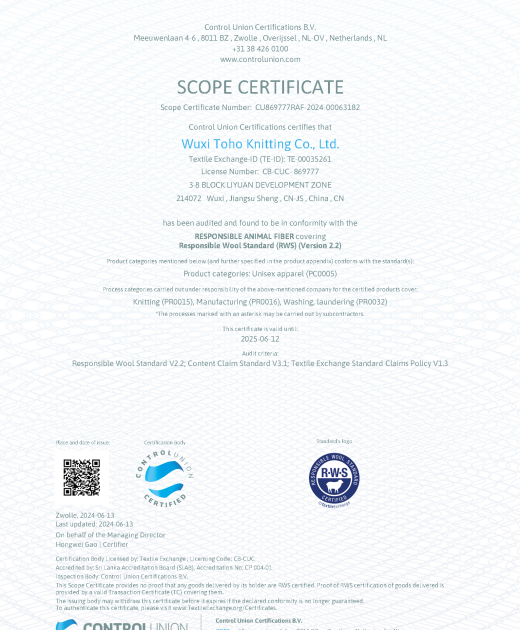 Sustainability Certification